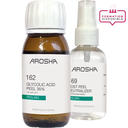 162 Peeling Glycolic Acid 35% & Post Peel Neutralizer• Arosha - Beauty Tech