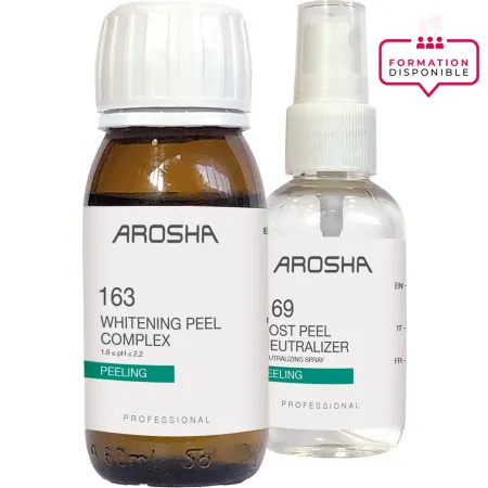 163 Peeling Whitening Peel Complex & 169 Post Peel Neutralizer • Arosha - Beauty Tech