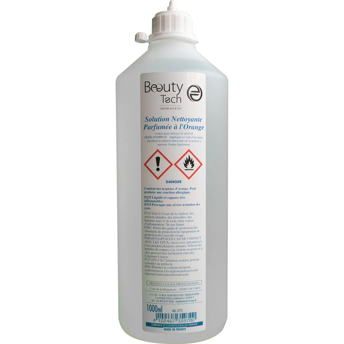 Solution Nettoyante Alcoolisée Parfumée • Beauty Tech