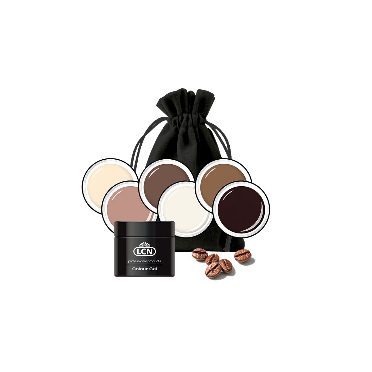 Set Colour Gel - Coffee  • Lcn - Beauty Tech®