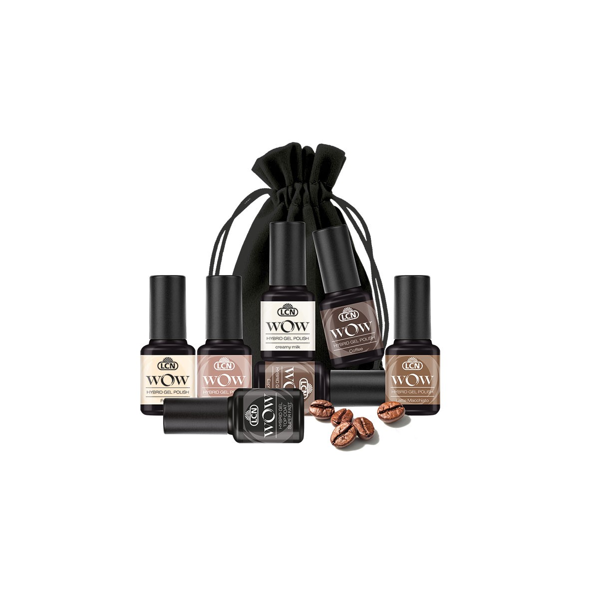 Set Vernis Longue Durée - Wow Coffee  • Lcn - Beauty Tech®
