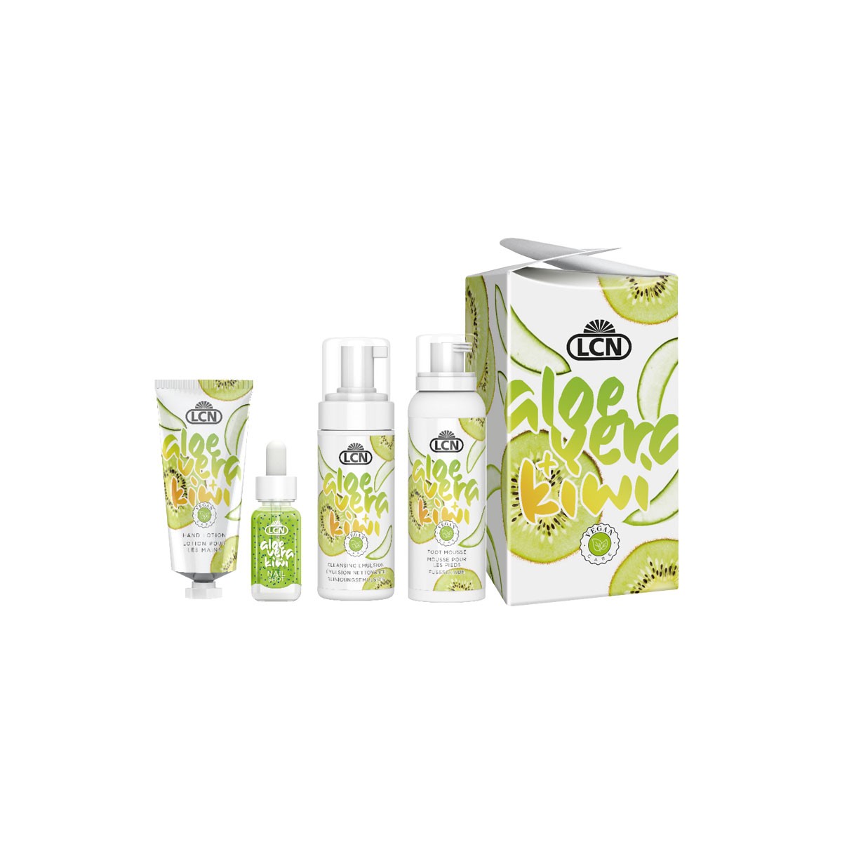 Kit de soins manucure aloe vera & kiwi