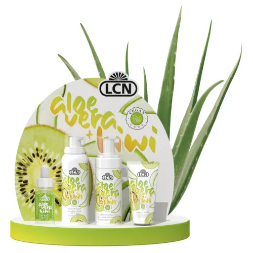 Présentoir aloe vera & kiwi
